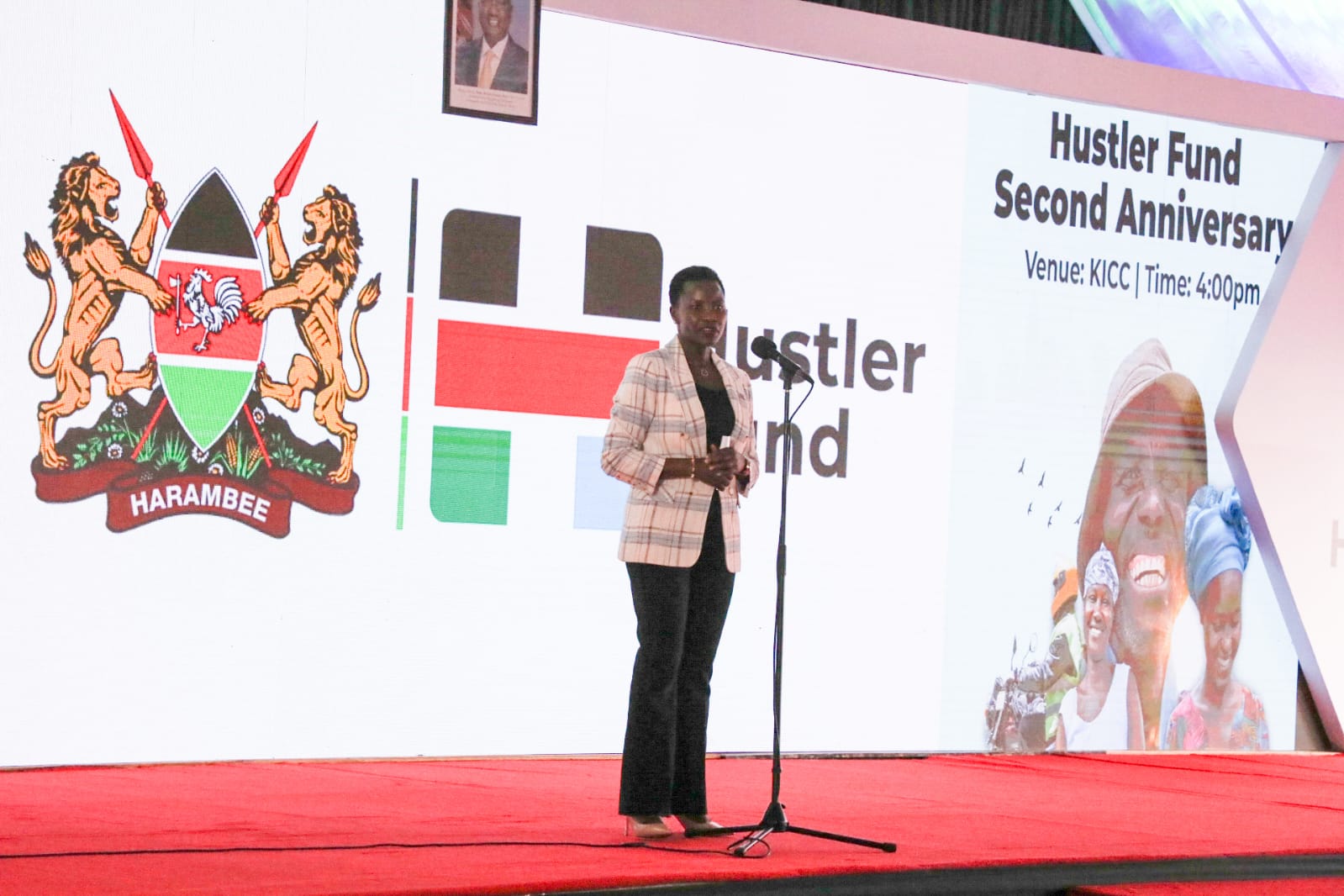 PS MSMEs Development Susan Mangeni giving her address.