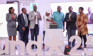 H.E pressing the buzzer.